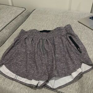 Lululemon running shorts gray & black trim (6)